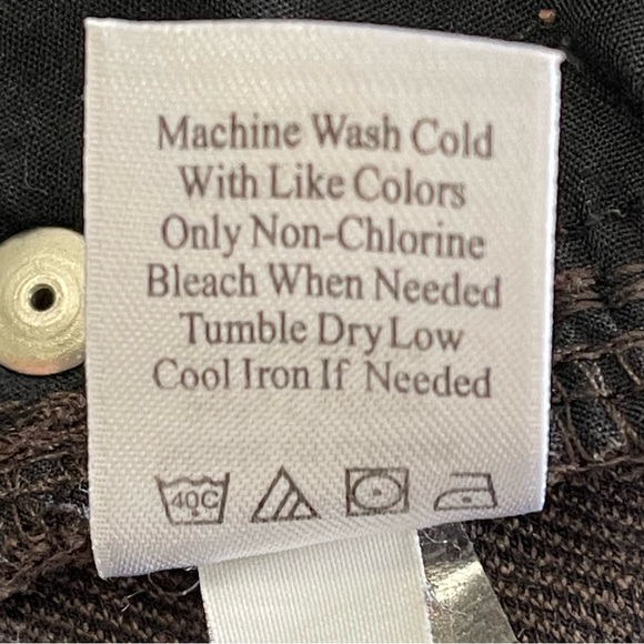 ColdWater Creek Chocolate Brown Natural Fit Stretch 5-Pocket Jeans Size 16 P - Picture 12 of 12